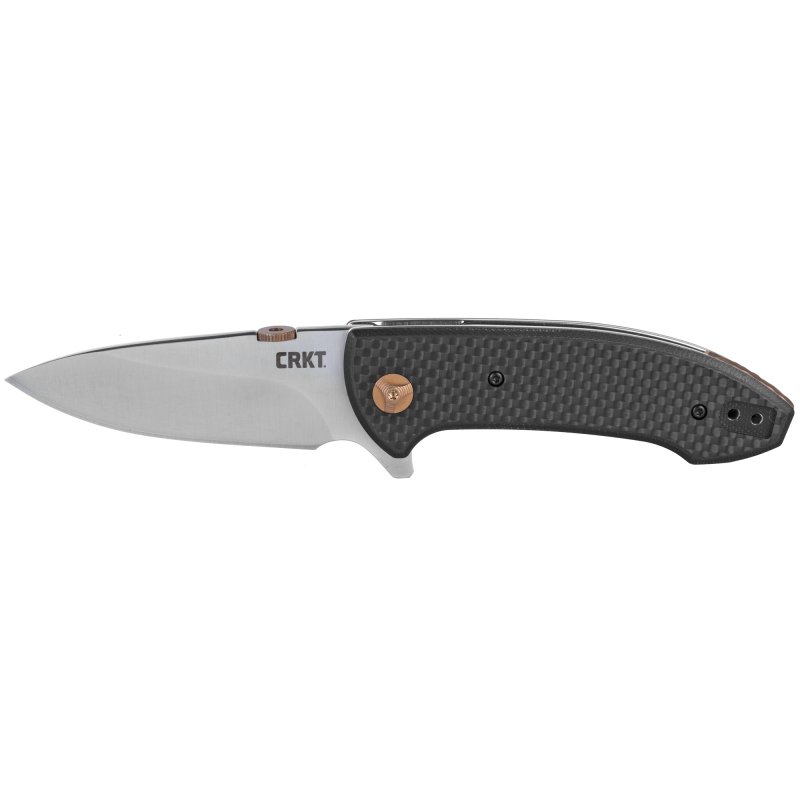 CRKT Avant Folding Knife 3.18" Spear Point Carbon Fiber Handle