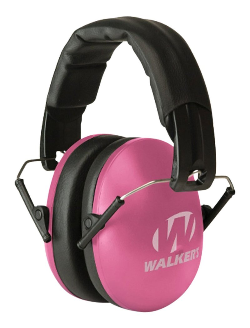Walker's Game Ear Youth & Women Folding Muff Pink 23 dB