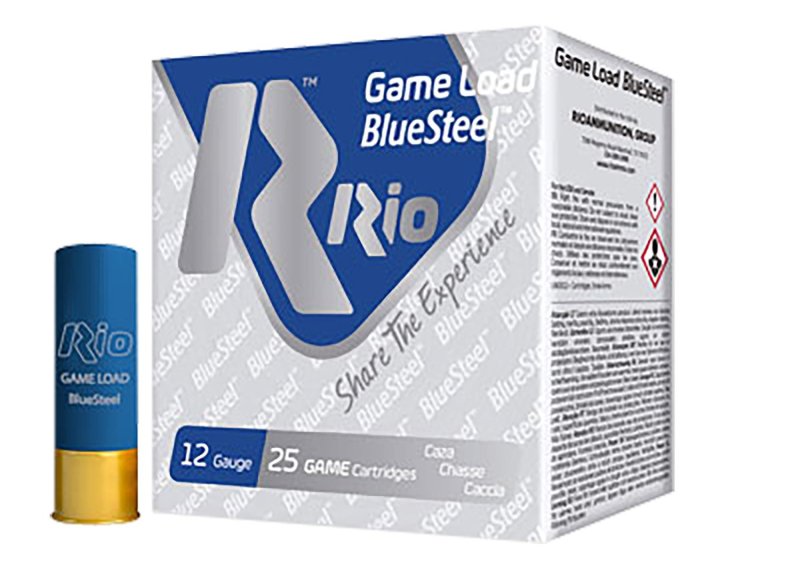 Rio GLBS325 Game Load BlueSteel 12Ga 2.75" 1-1/8oz #5 Shot 25/Box