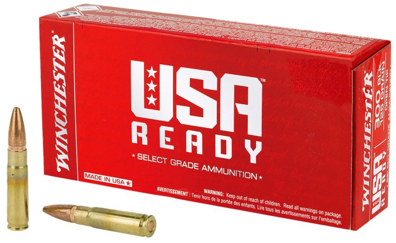 Winchester WBR68115 6.8mm Rem SPC 115gr FMJ Ammo 100/Box
