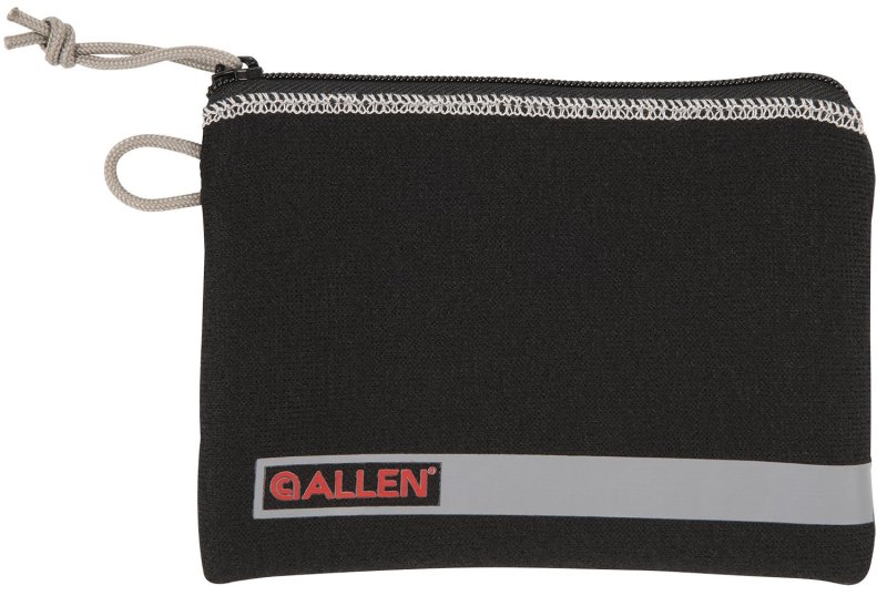 Allen 3626 Pistol Pouch Black Polyester w-Lockable Zippers Id Label ...