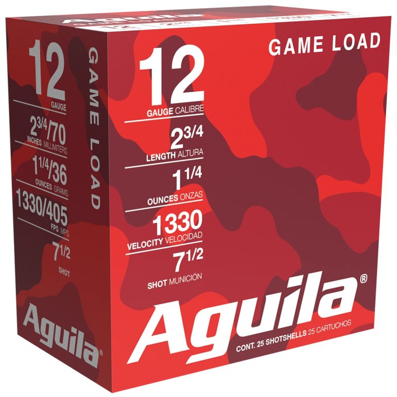 Aguila High Velocity Birdshot 12 Gauge 2.75 In 1 1/4 oz 7.5 Shot