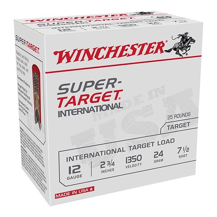 Winchester TRGT213507 12 Gauge 2.75 in 7.5 Shot 1350 fps 25 Rounds