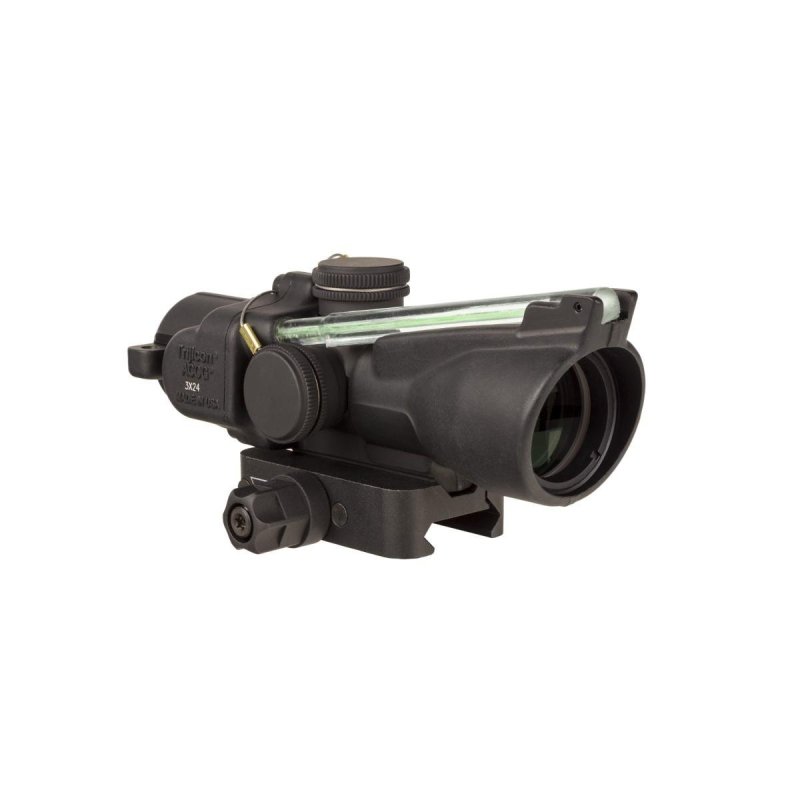 Trijicon TA50-C-400353 ACOG 3x24 Scope, Green Crosshair, .223/55gr, Black