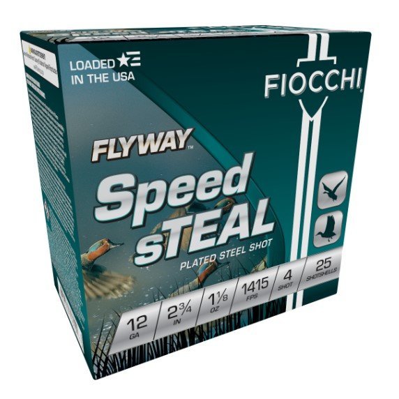 Fiocchi Flyway Speed Steel 12Gauge 2.75In 1-1/8oz #4 Shot