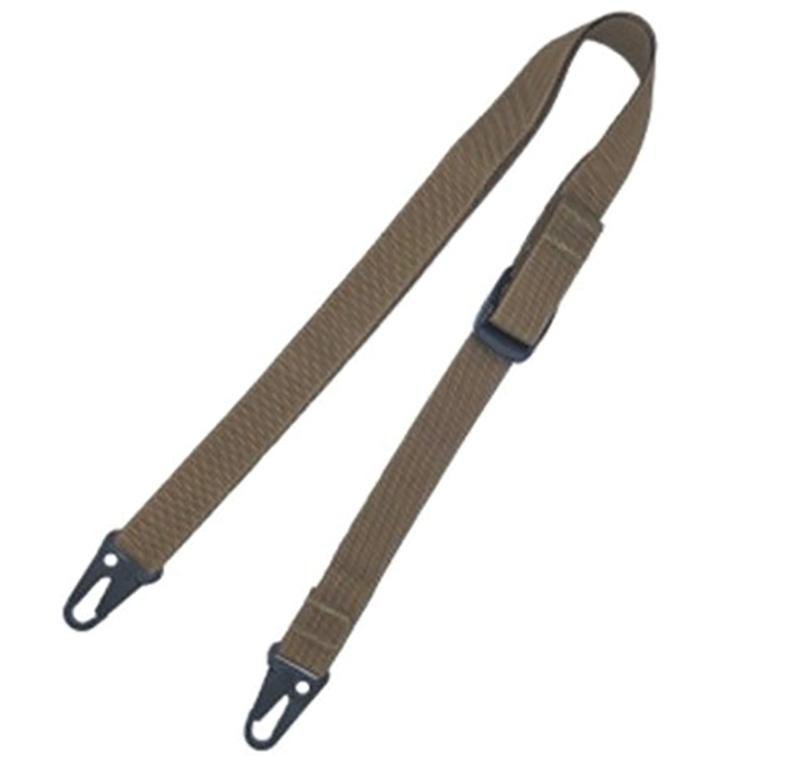 Sport Ridge 03501CY 1 In 2-Point Rifle Sling HK Snap Hooks Coyote