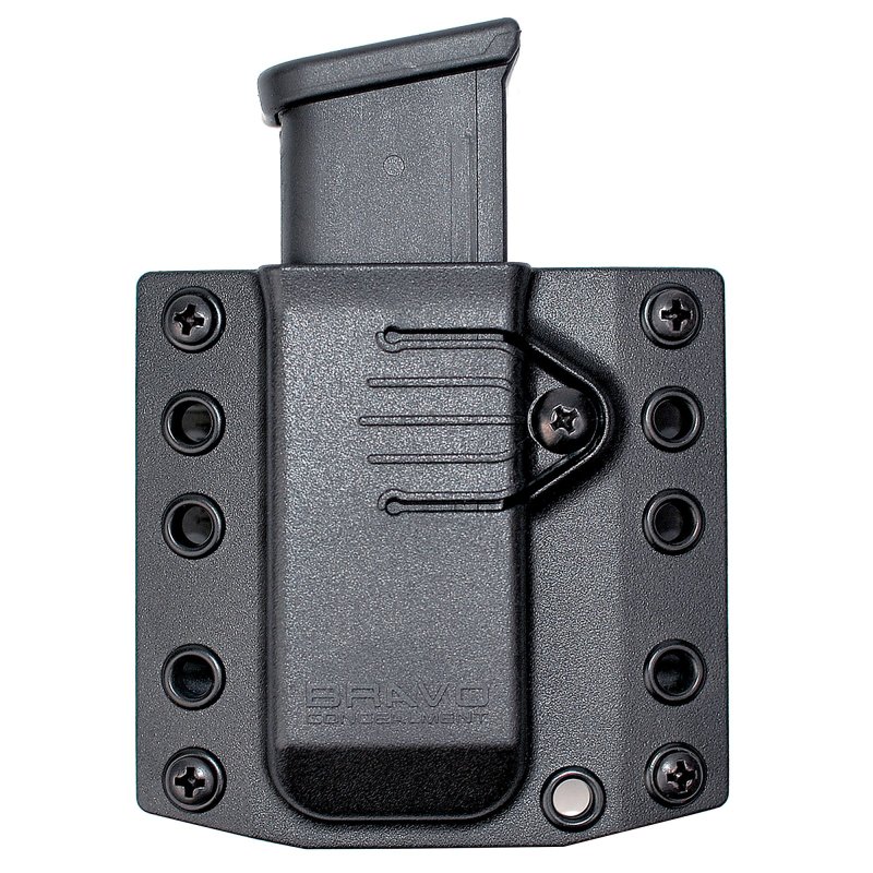 Bravo Concealment BC60-1001 Magazine Pouch, Single, 1.5" Belt, Black
