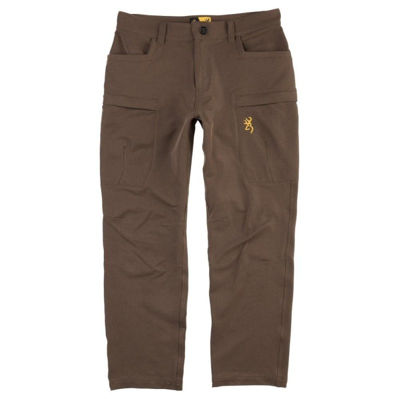 Browning Pahvant Pro Pant Major Brown 38 - Wind Resistant, Water-Resistant, Stretch Fabric