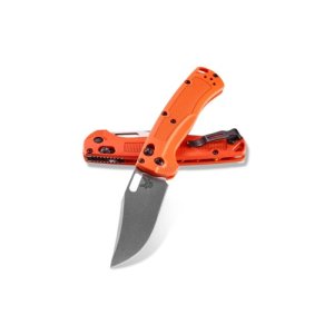 Benchmade 15535 Taggedout, Axis, Clip Point, Orange Grivory, CPM-154