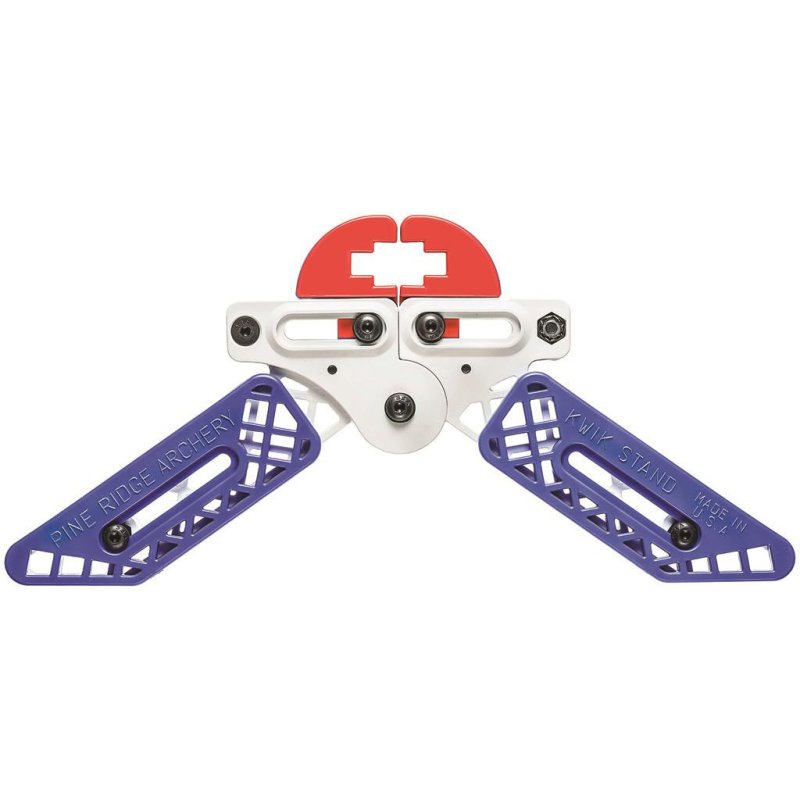 Pine Ridge Kwik Stand Bow Support White Adjustable Jaws & Legs