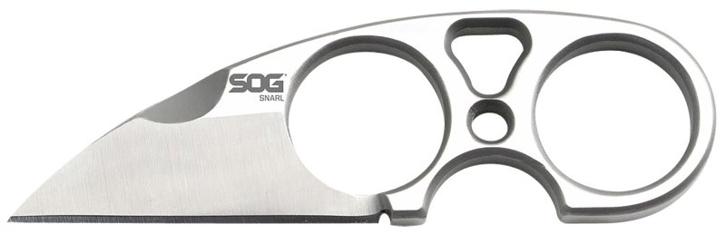 GSM Outdoors SOG Snarl JB01K-CP Stainless Steel Fixed Blade Knife" if it