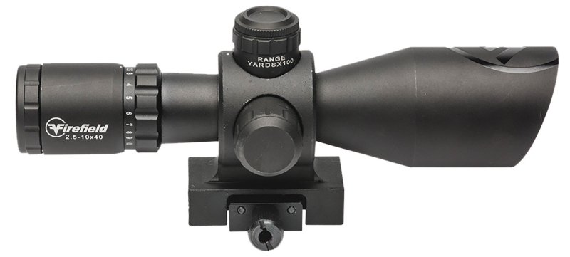 Firefield Barrage 2.5-10x40mm Illuminated Mil-Dot Reticle