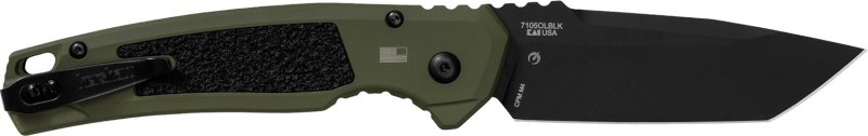 Kershaw Launch 16 7105OLBLK 3.45 In Tanto Plain Blade Knife