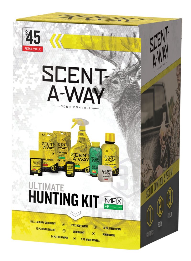 Scent-A-Way 100099 Ultimate Hunting Kit Odor Eliminator Odorless