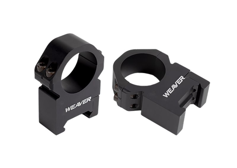 Weaver Precision Rings Matte Black 30mm High