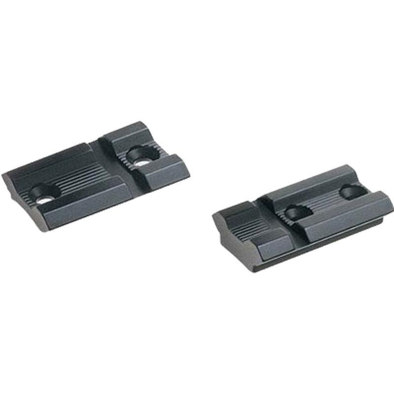 Weaver 48478 Classic Aluminum Base Pair Matte Black Savage A17/A22