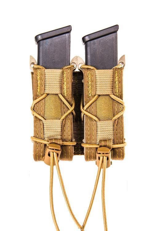 High Speed Gear 11PT02CB Double TACO Mag Pouch Coyote Brown MOLLE