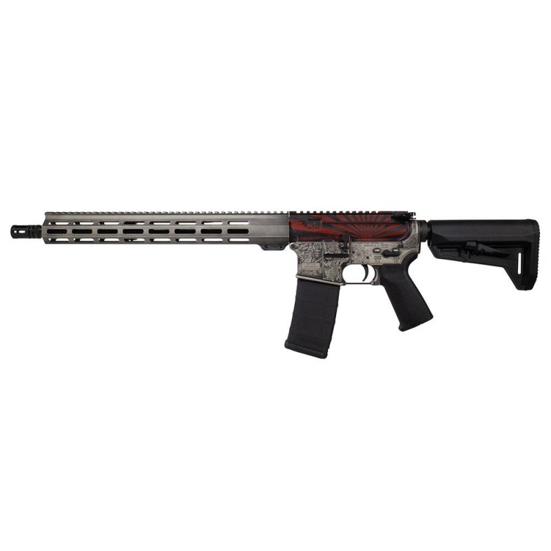 Shark Coast Tactical Bushido Rifle 5.56mm 10rd Magazine 16 Barrel 15 MLOK Handguard California Compliant