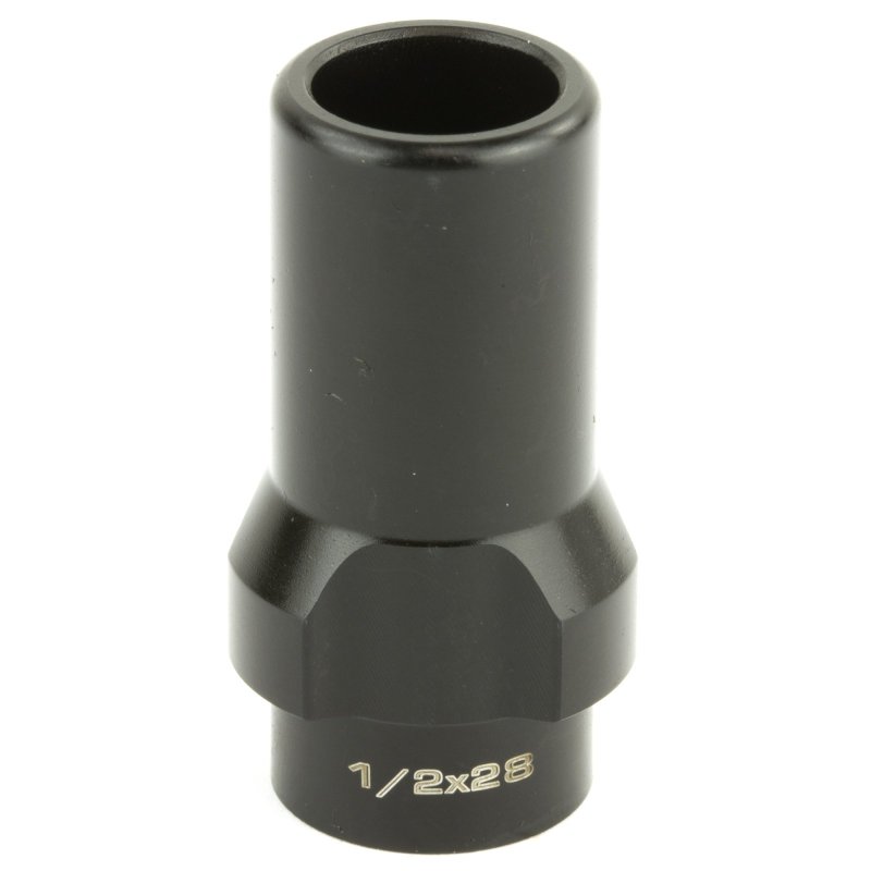 Griffin Armament 3L1228 3-Lug 9mm Adapter 1/2"-28 17-4 SS Black QPQ