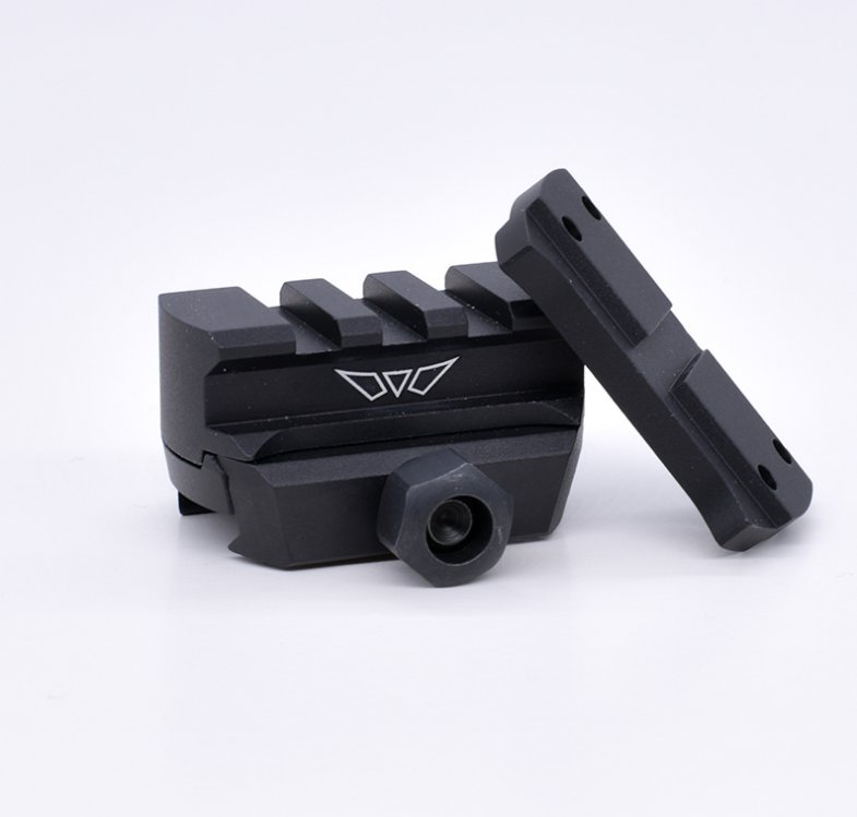 Warne 6102M 438 Red Dot Mount Riser Picatinny Rail Base