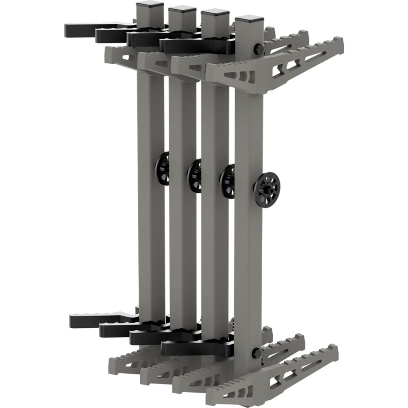 Novix NX-MIN4DW Mini Double Step Climbing Stick 4pk, 17" Gray, 300 lb