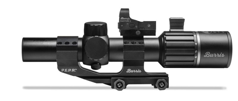 Burris RT-6 1-6x24mm Riflescope Combo with FastFire 3 Reflex Red Dot Sight 3 MOA P.E.P.R. Mount - Matte Black