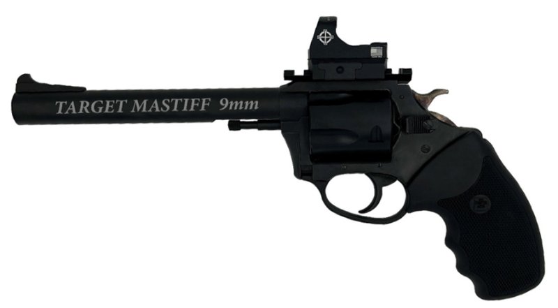 Shooter Charter Arms Target Mastiff 9mm 6 In Ported Blacknitride 5-Rounds