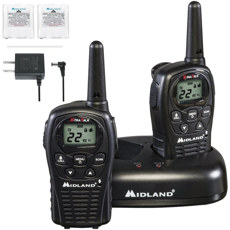 Midland LXT500VP3 2 Way Radio with Batteries and Charger