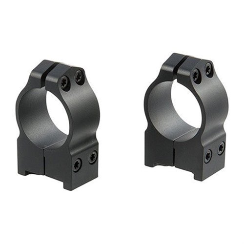 Warne 14R7M Medium 30mm Scope Rings Ruger M77 Hawkeye Black