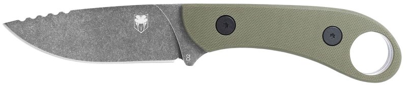 Cobra Enterprises of Utah Cobratec D2 Skinner Full Tang OD Green G10