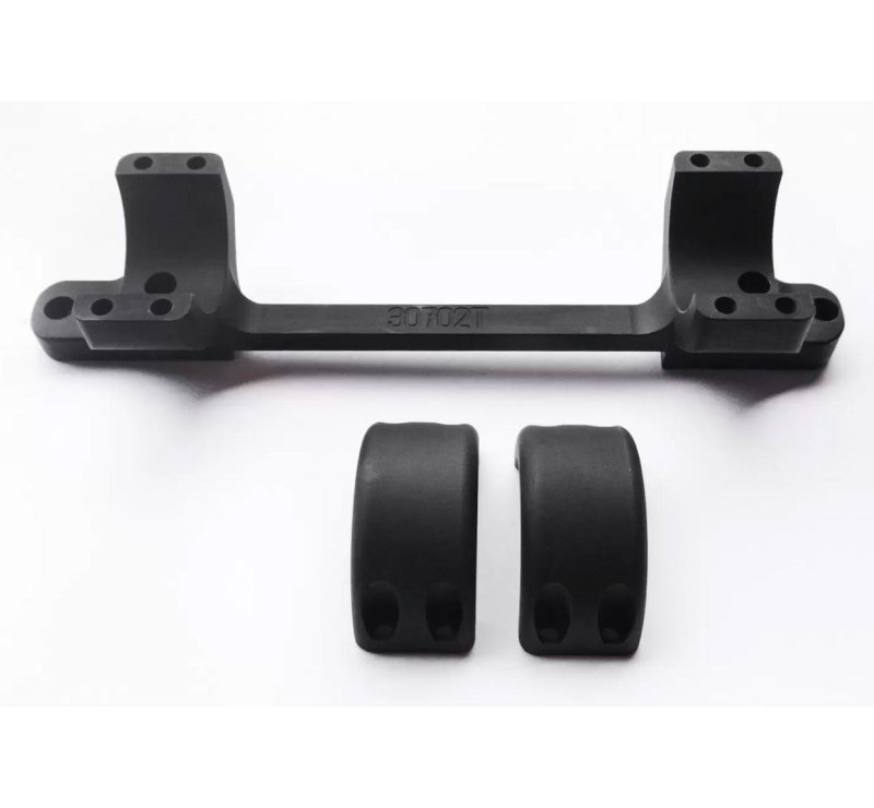 DNZ Products 28700 Remington 700 30mm Low Matte Scope Mount Black