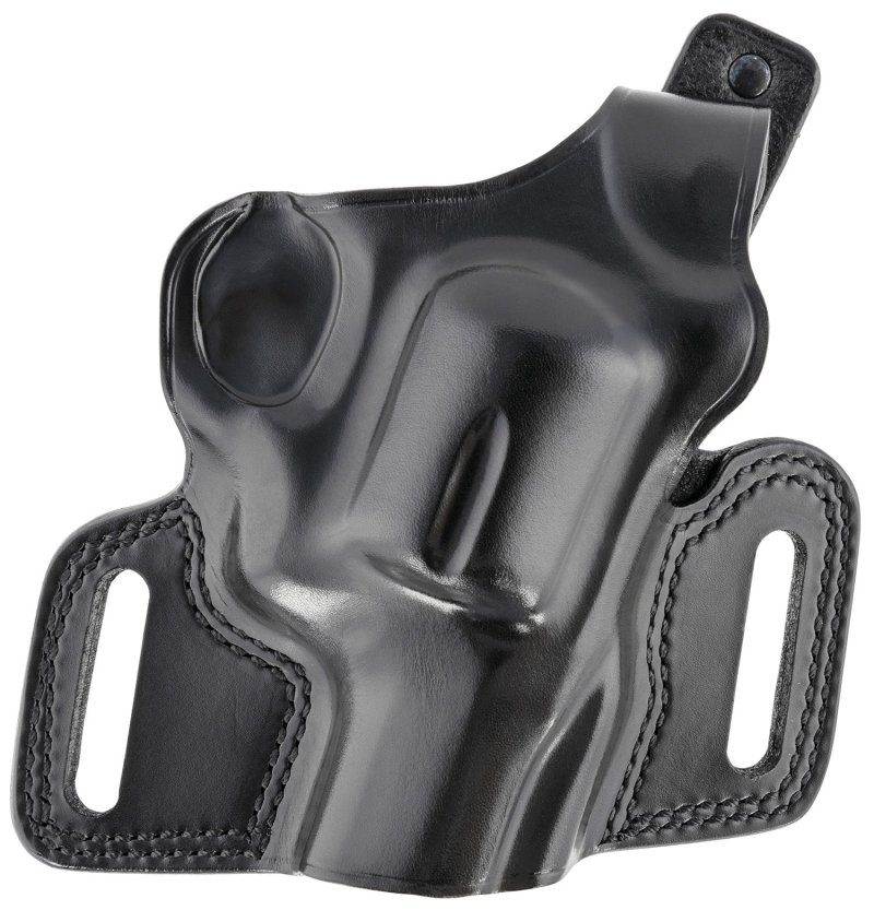 Galco SIL212B Silhouette OWB Black Leather Holster for 1911 3-5" Barrel