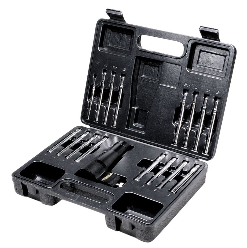 BSA Optics BS30 Bore Sight Kit Multi-Caliber Hard Case 15 Arbors