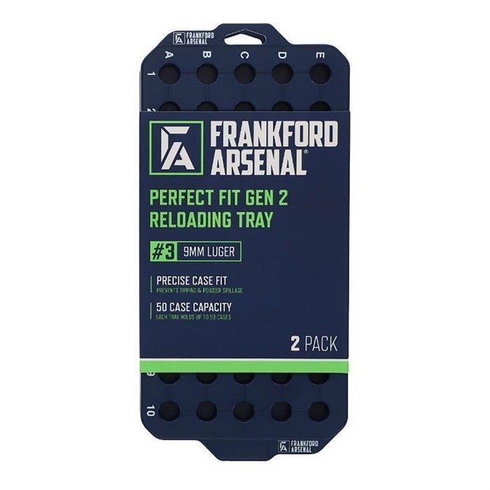 Frankford Arsenal Perfect Fit Reloading Tray #3 9mm Luger 2/ct