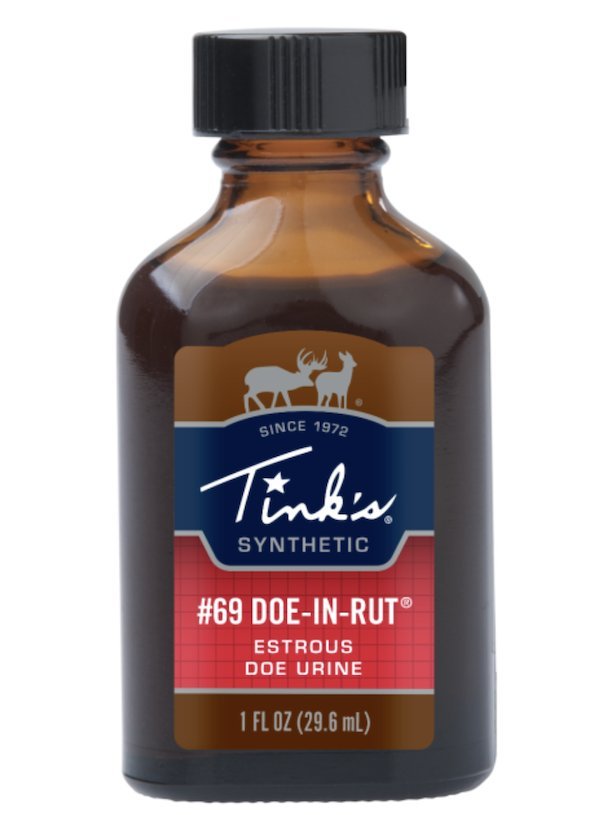 Tink's W5256 Synthetic Doe-In-Rut Scent 1oz Glass Bottle Rain Resistant