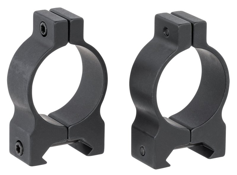 Browning 12564 Weaver Style Rings 30mm Low Matte Black Alloy