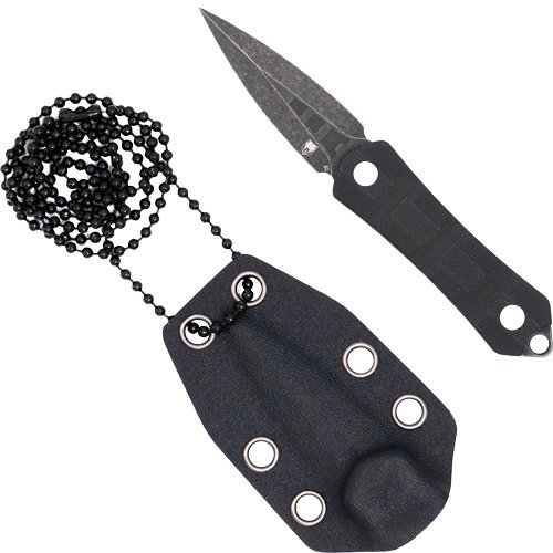CobraTec CTGRDDAG Guardian Neck Knife 1.99" D2 Steel Dagger EDC