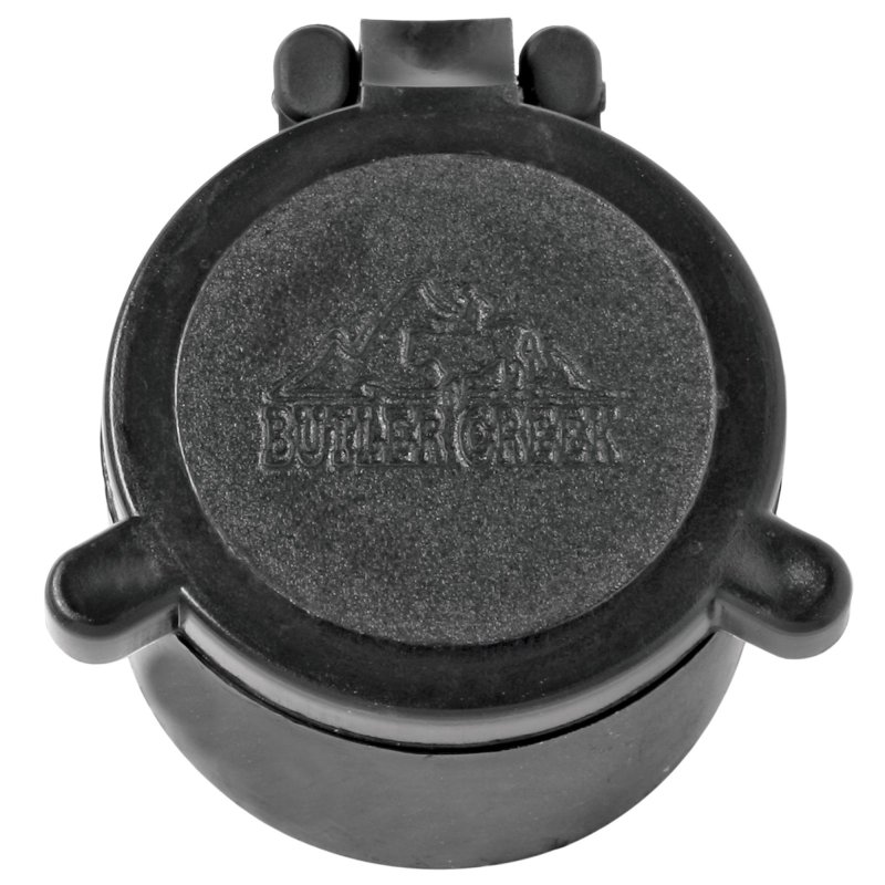 Butler Creek Flip-Open Scope Cover Size 15 Objective Lens Polymer Black