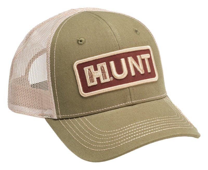 HORN 99265 HORNADY GRN & TAN HUNT MESH HAT