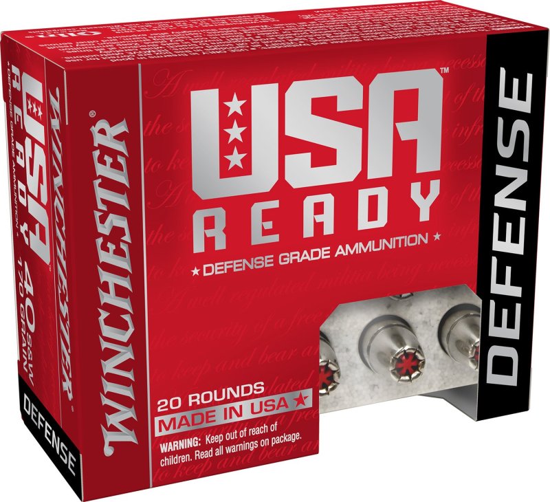 Winchester RED40HP 40 S&W 170 Grain Hollow Point 20 Round Box