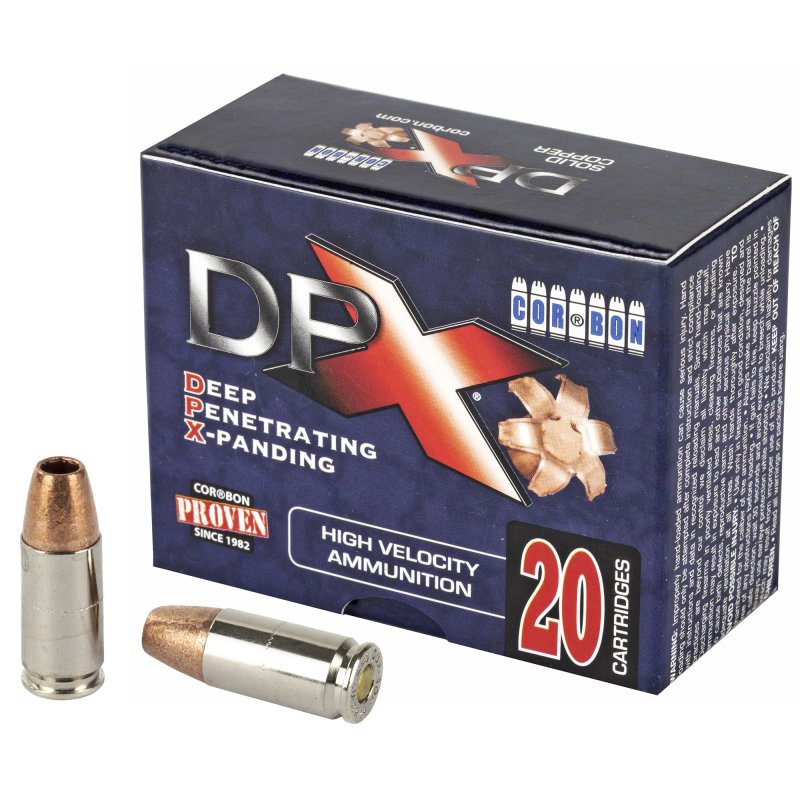 Corbon DPX09115 9MM +P 115 Grain Barnes X 20 Rounds
