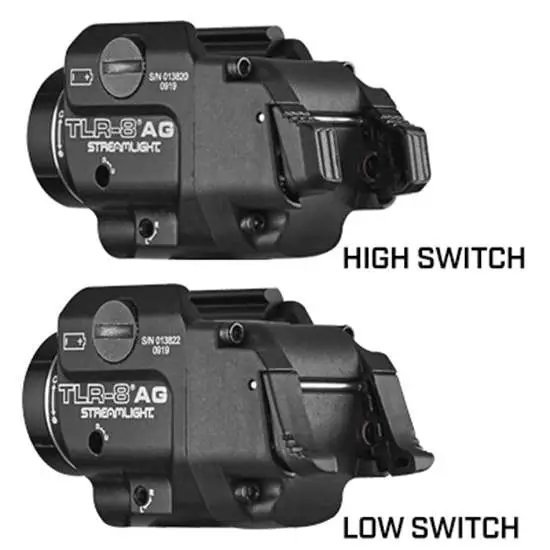 Streamlight TLR-8 AG Weapon Light 500 Lumens Green Laser Black