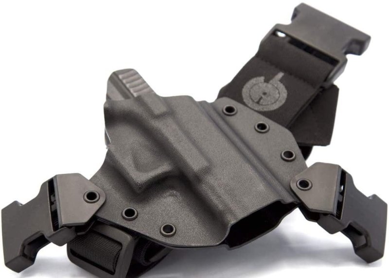 GUNFIGHTERS BLKHK010111 Black Chest Holster Ruger Blackhawk