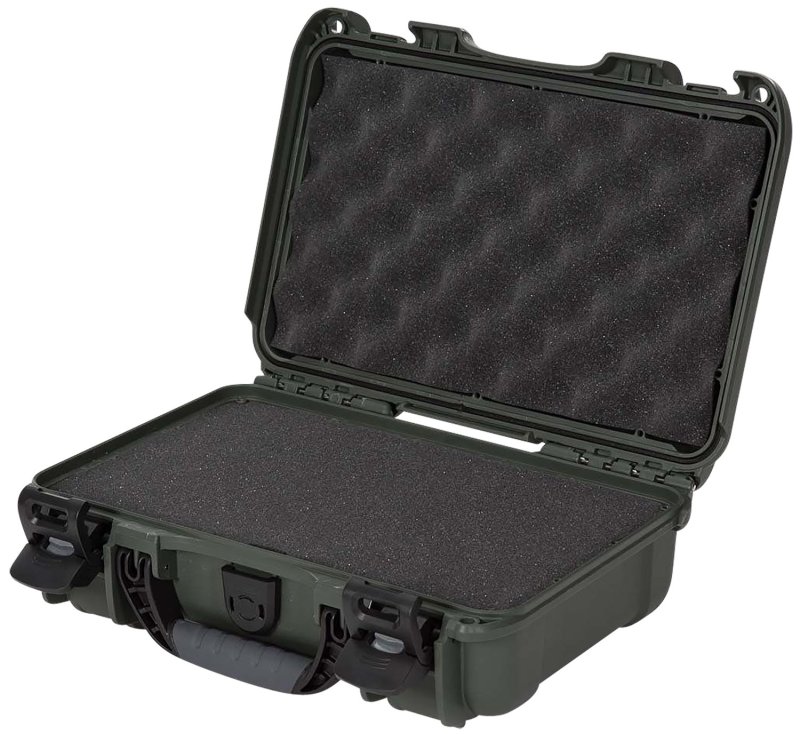 Nanuk 9091006 Olive Waterproof Case with Foam 11.44"x7"x3.68" Interior