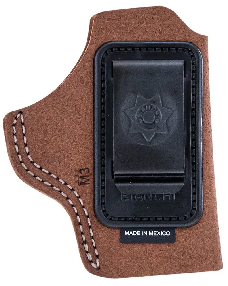 Bianchi Model 6 Left Hand Inside-The-Waistband Holster 2 In Rust Suede Tan