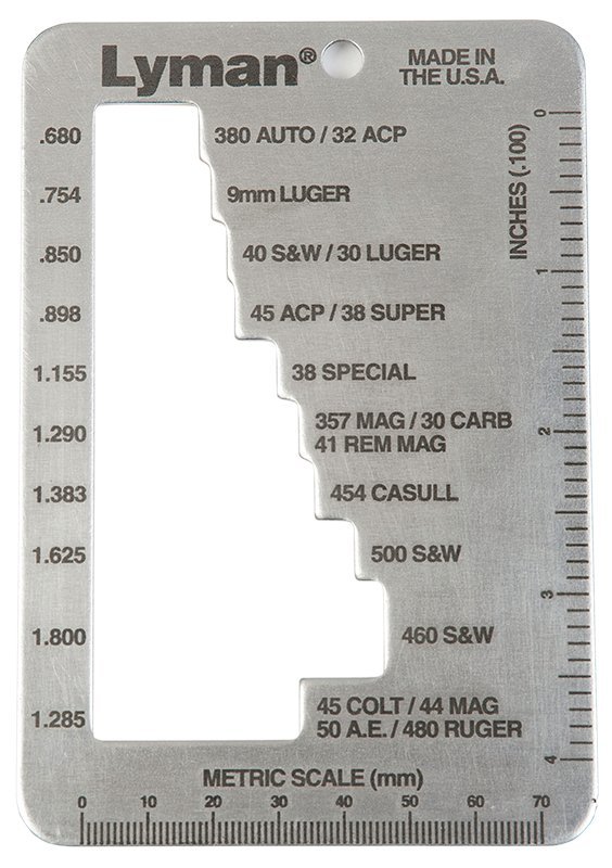 Lyman E-Zee Case-Length Gauge Pistol, Revolver 7832217
