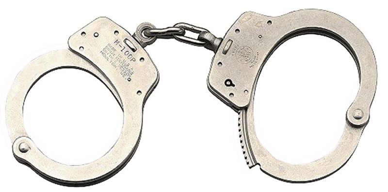 Smith & WESSON LE 350135 Nickel Push Pin Handcuffs