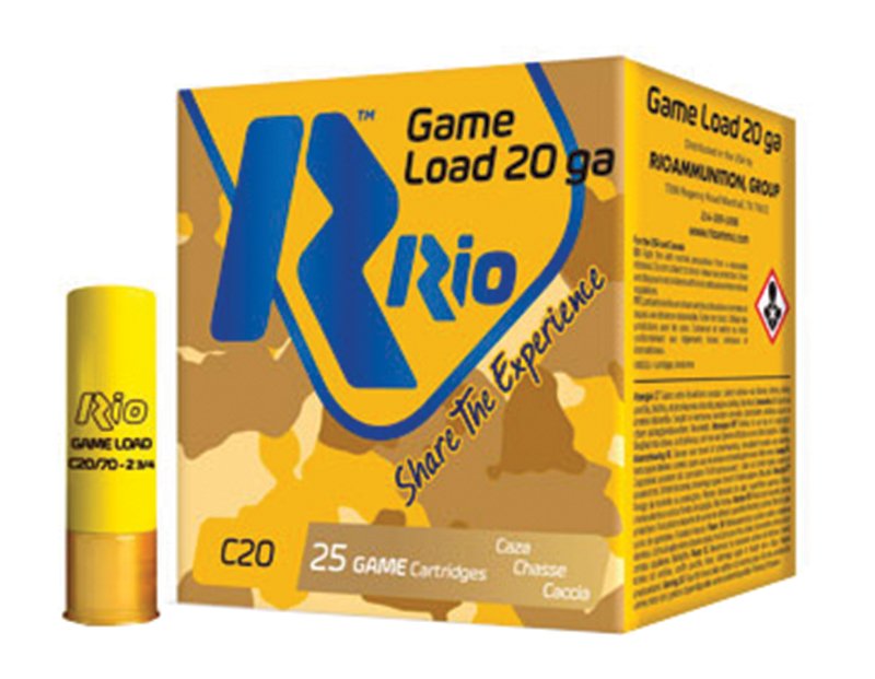Rio Ammunition RC2075 20 Gauge 2.75" 1oz #7.5 Field Loads 250 Rounds