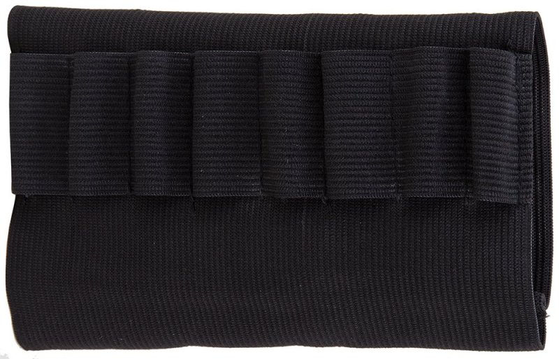 Bulldog Cases Butt Stock Shell Holder Fits Rifle Shells Black WBSR