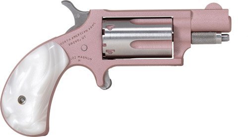 NAA 22MSROSE Mini-Revolver 22 WMR 5 Shot 1.13" Rose...